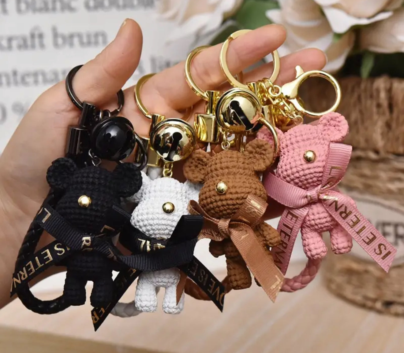 Hard Teddy keyrings