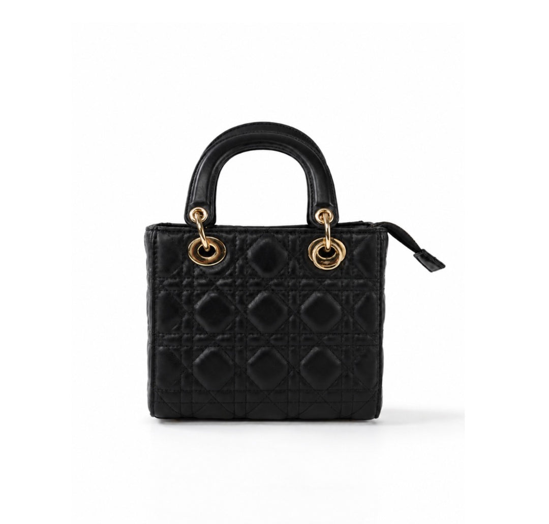 Mini Classic Quilted Top Handle Bag