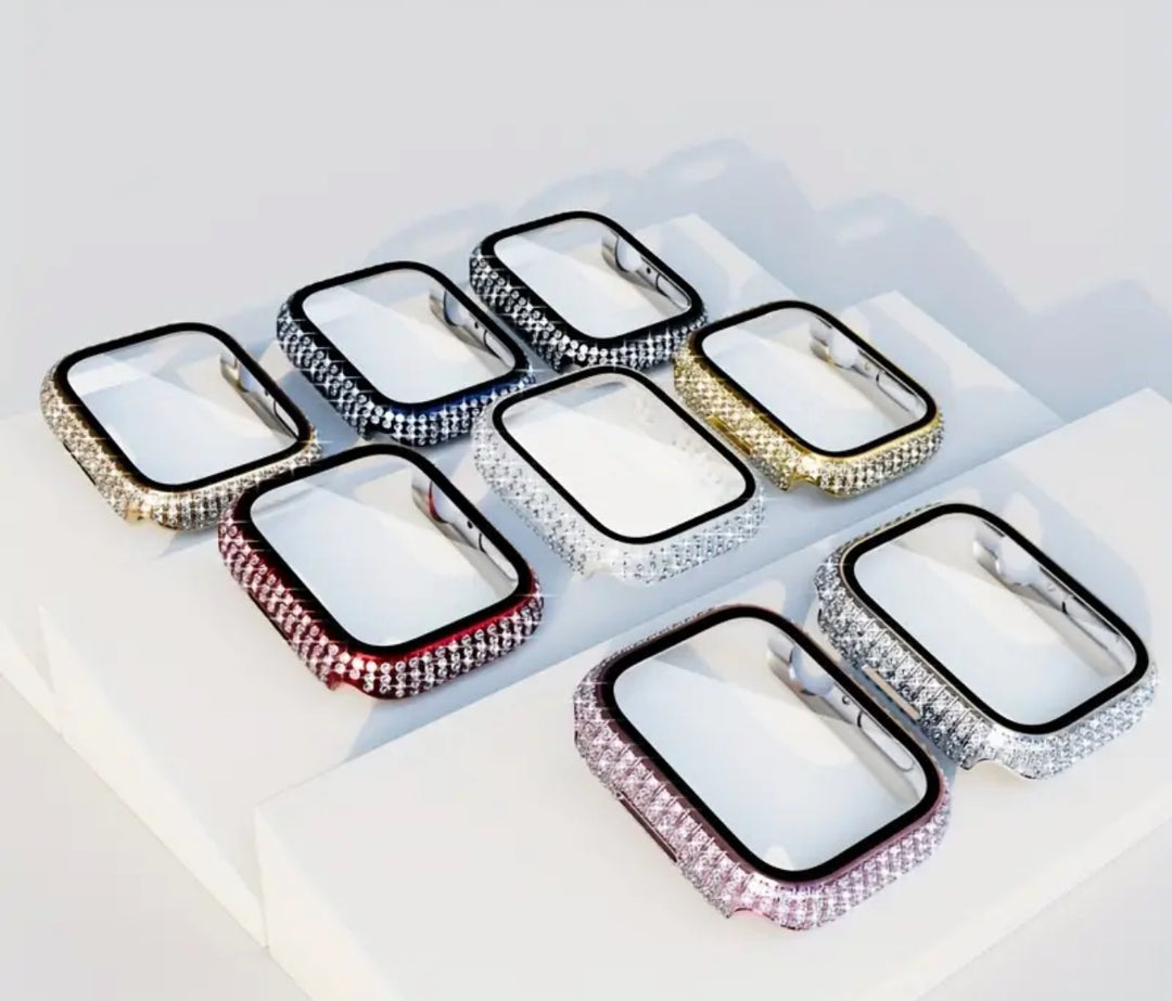 Crystal sparkly watch face covers protectors 