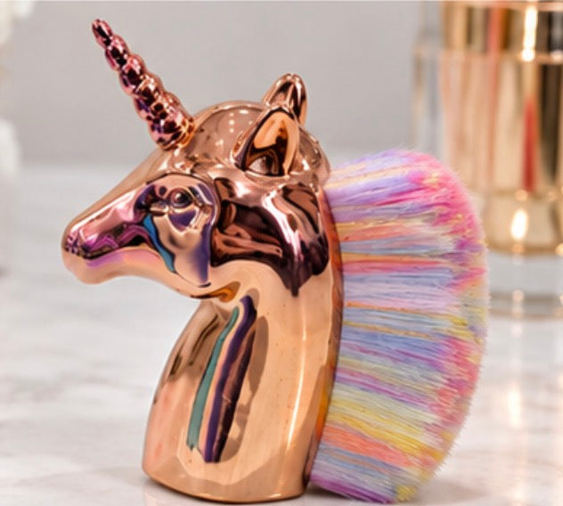 Unicorn Dust Brush | Soft Makeup &amp; Nail Brush