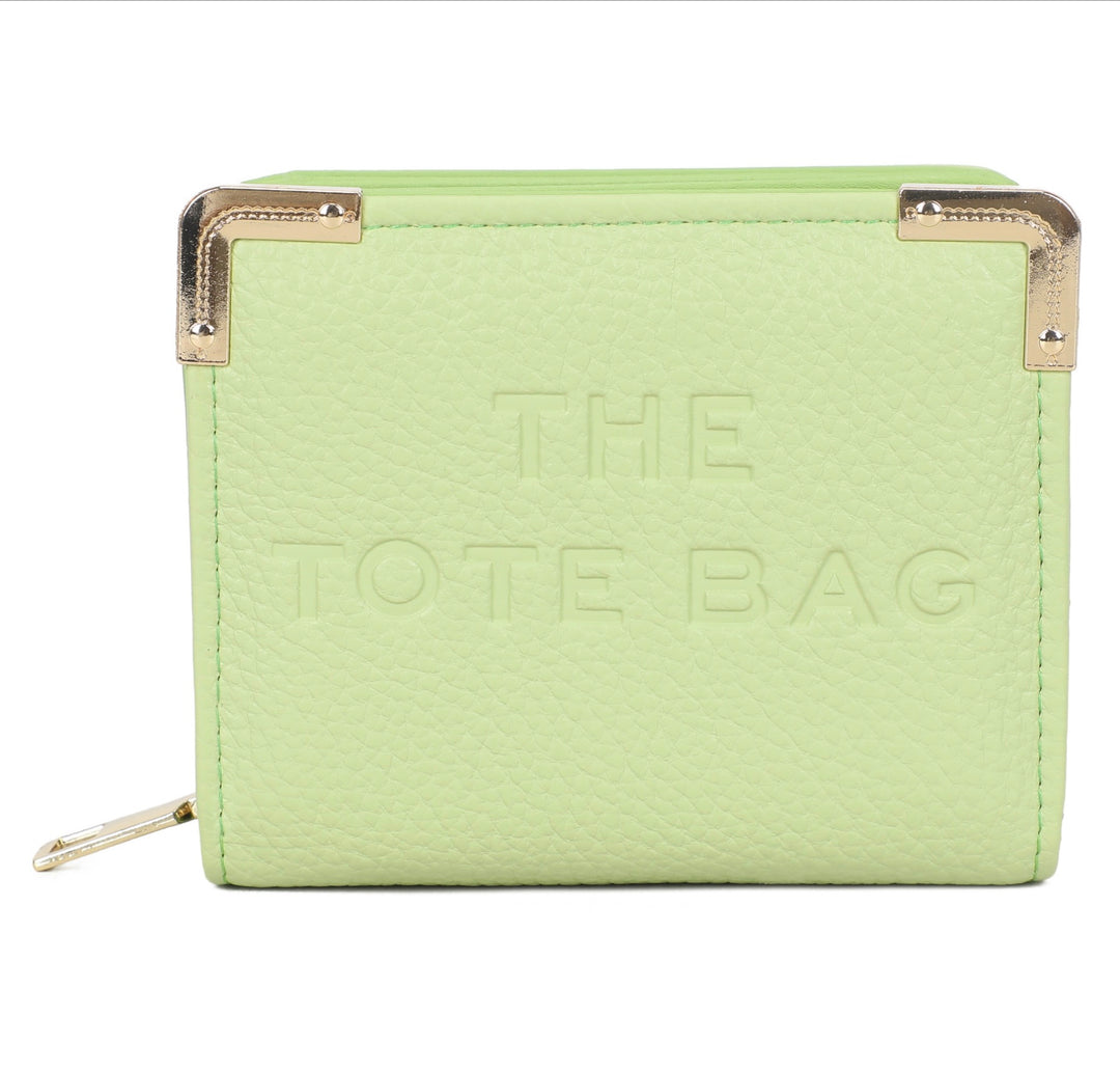 RFID Small Purse with Metal Corner Detail - The Tote Bag Purse
