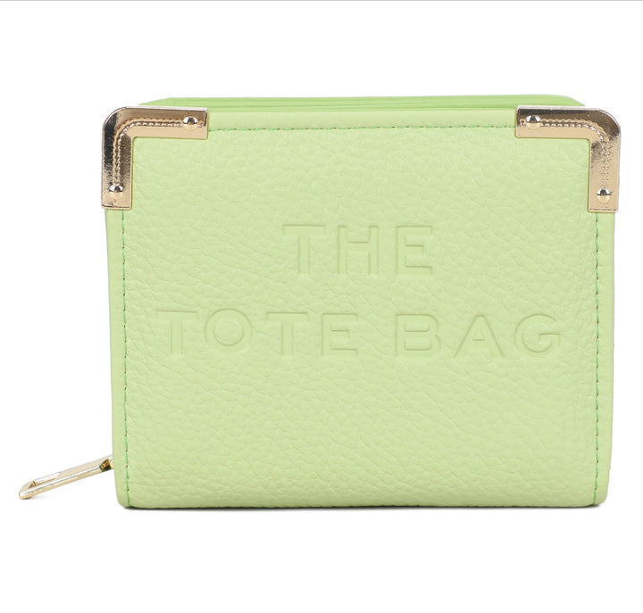 RFID Small Purse with Metal Corner Detail - The Tote Bag Purse