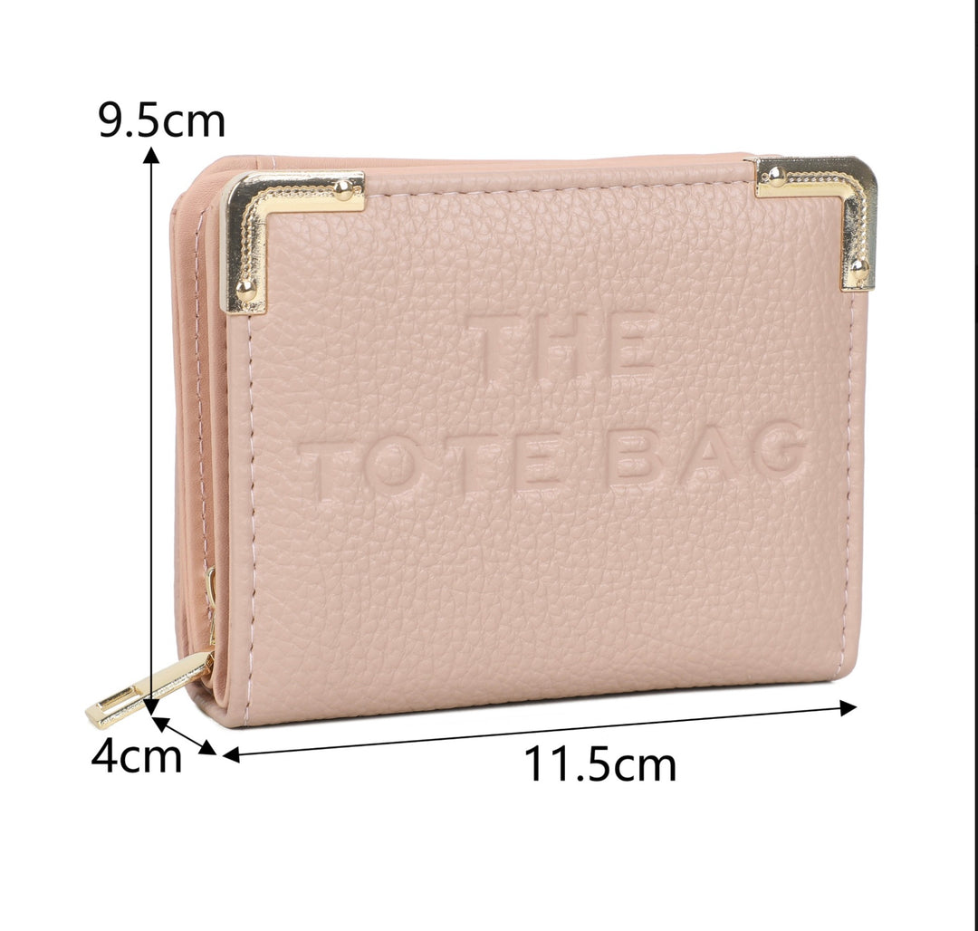 RFID Small Purse with Metal Corner Detail - The Tote Bag Purse