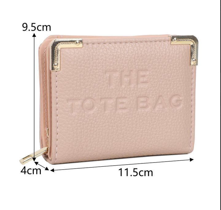 RFID Small Purse with Metal Corner Detail - The Tote Bag Purse