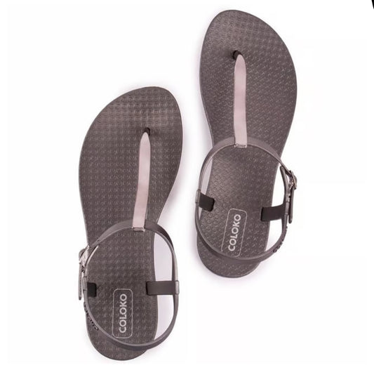 Coloko Sakura Charcoal jelly sandals