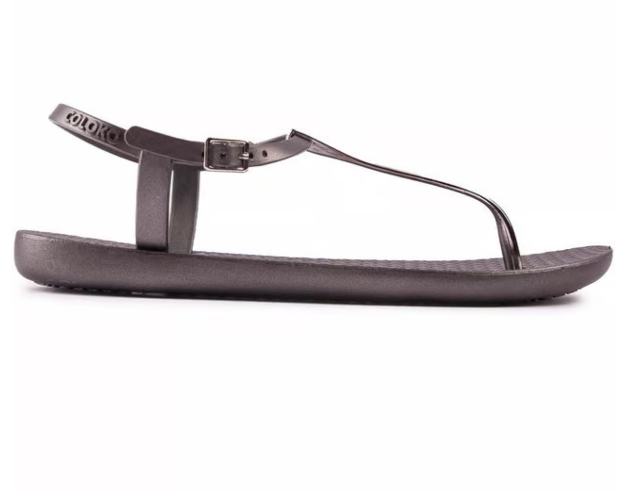 Coloko Sakura Charcoal jelly sandals