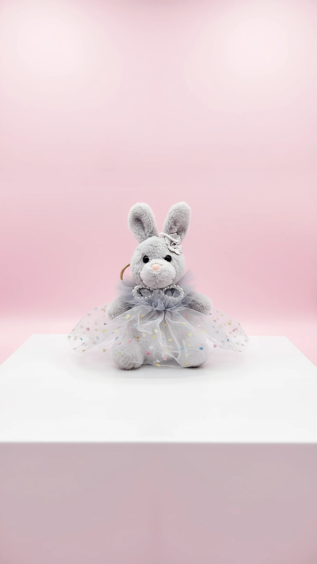 Softie Squad Bunny Rabbit Key Ring &amp; Bag Charm