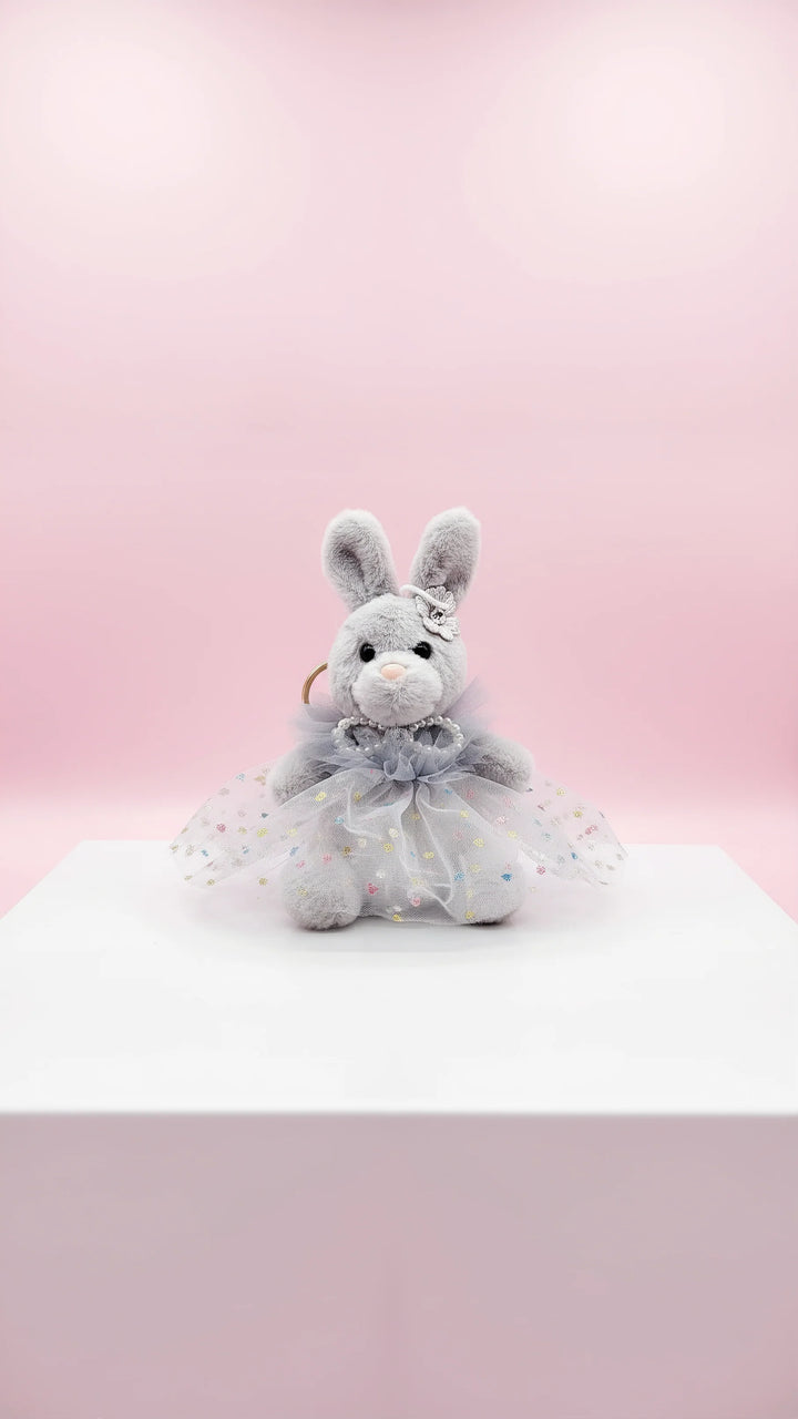 Softie Squad Bunny Rabbit Key Ring &amp; Bag Charm