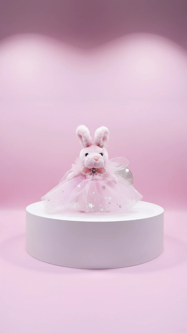 Softie Squad Bunny Rabbit Key Ring &amp; Bag Charm