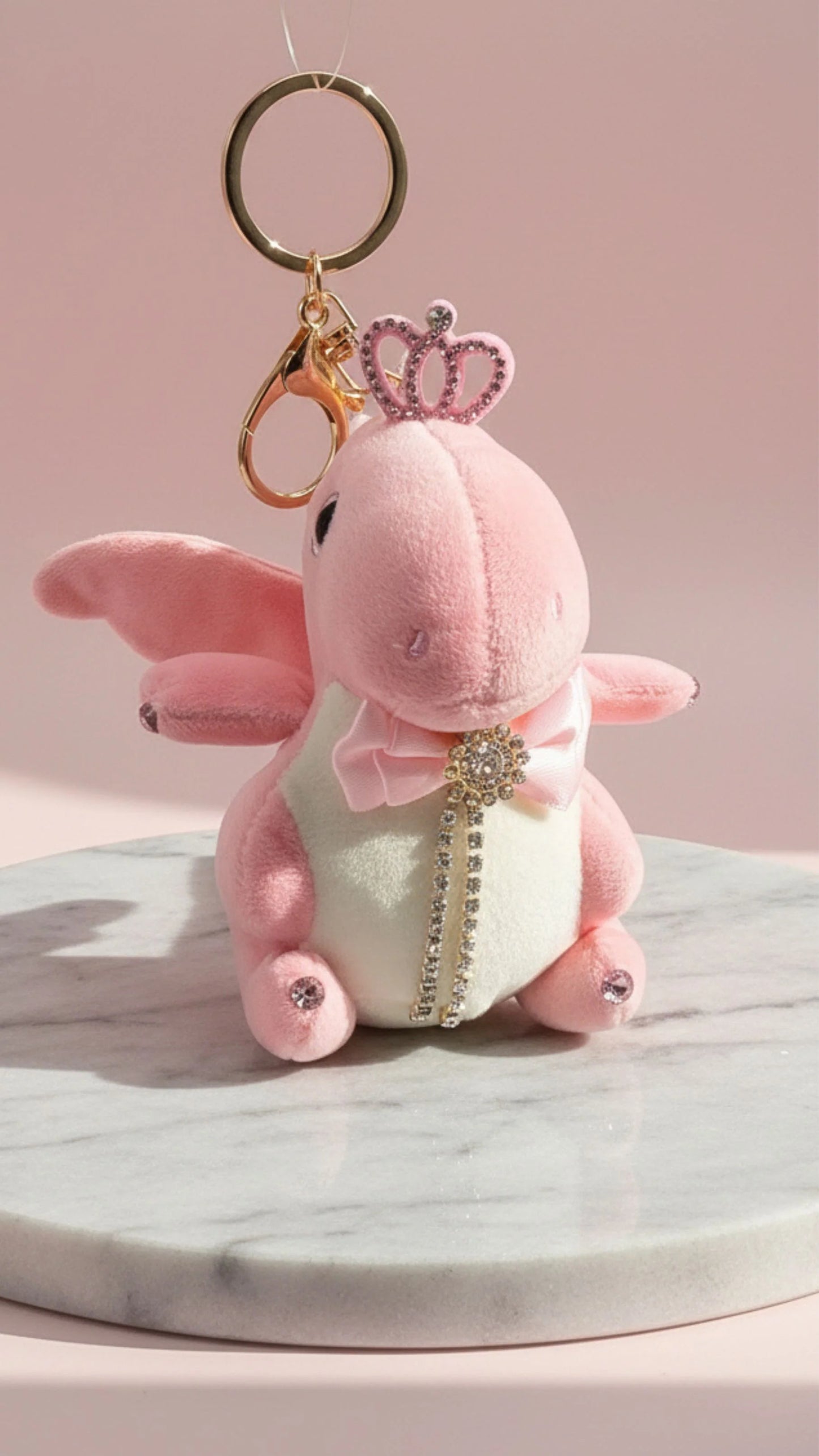 Winged Dragon Plush Key Ring & Bag Charm