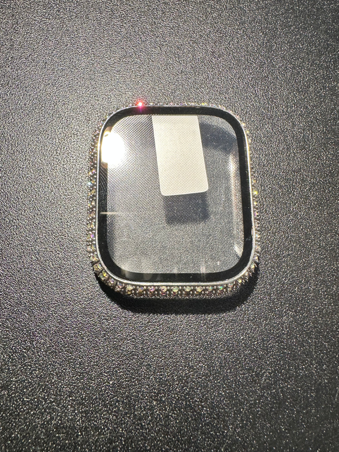 Silver crystal sparkle watch covers protector 