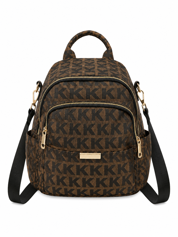Brown Designer-Inspired Backpack