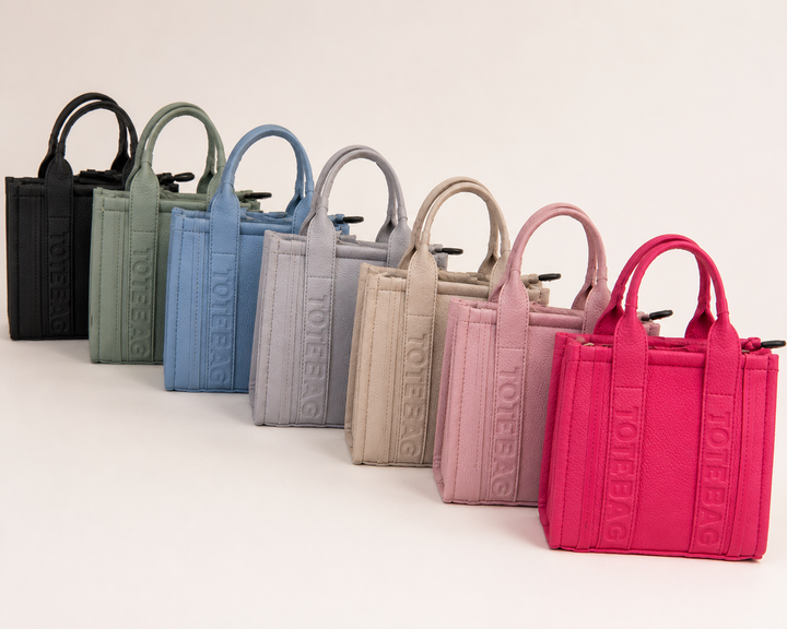 Striped Mini Dinky Crossbody Tote Bag