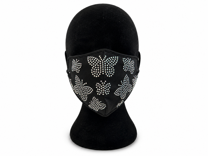 Rainbow Sequin Face Mask – Reversible Mermaid Fashion Mask
