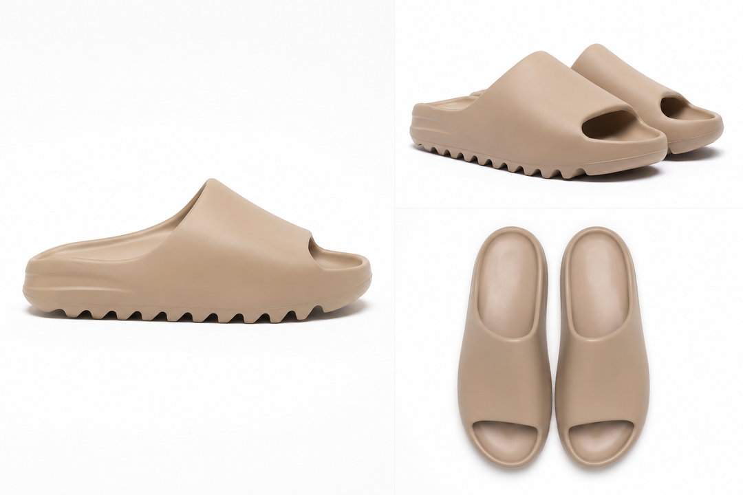 Chunky Cloud Comfort Sliders with moulded upper and cushioned chunky sole
