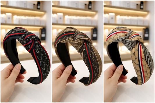 Designer Style Pattern Knot Headband