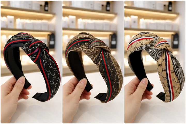Designer Style Pattern Knot Headband