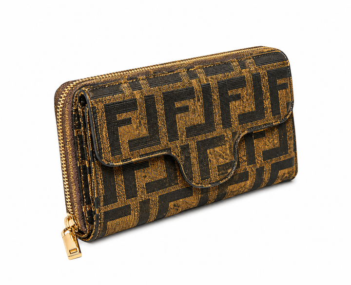 Mini checked crossbody bag compact design