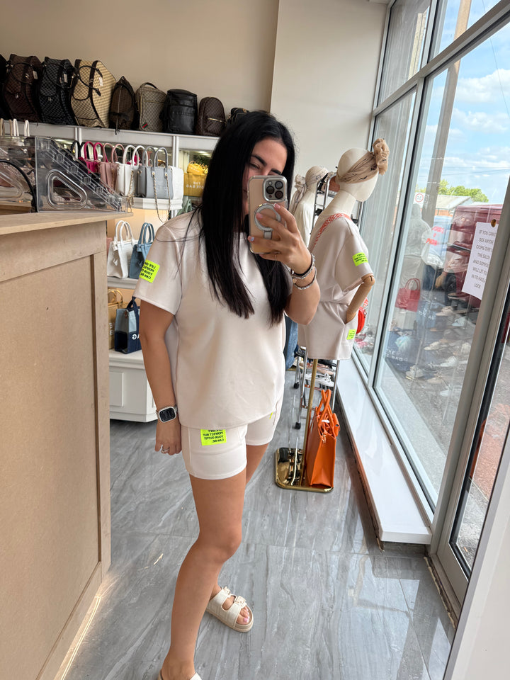Short lounge wear set