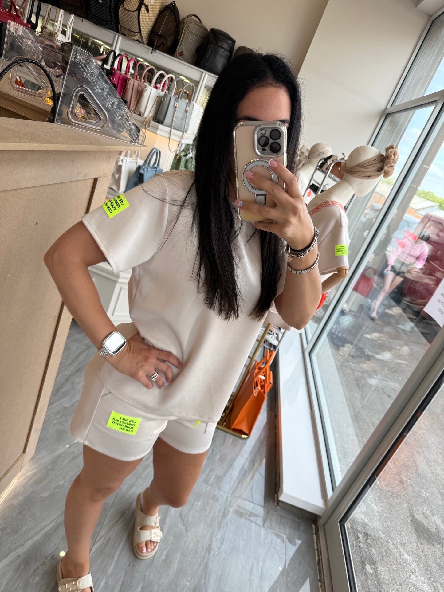 Short lounge wear set