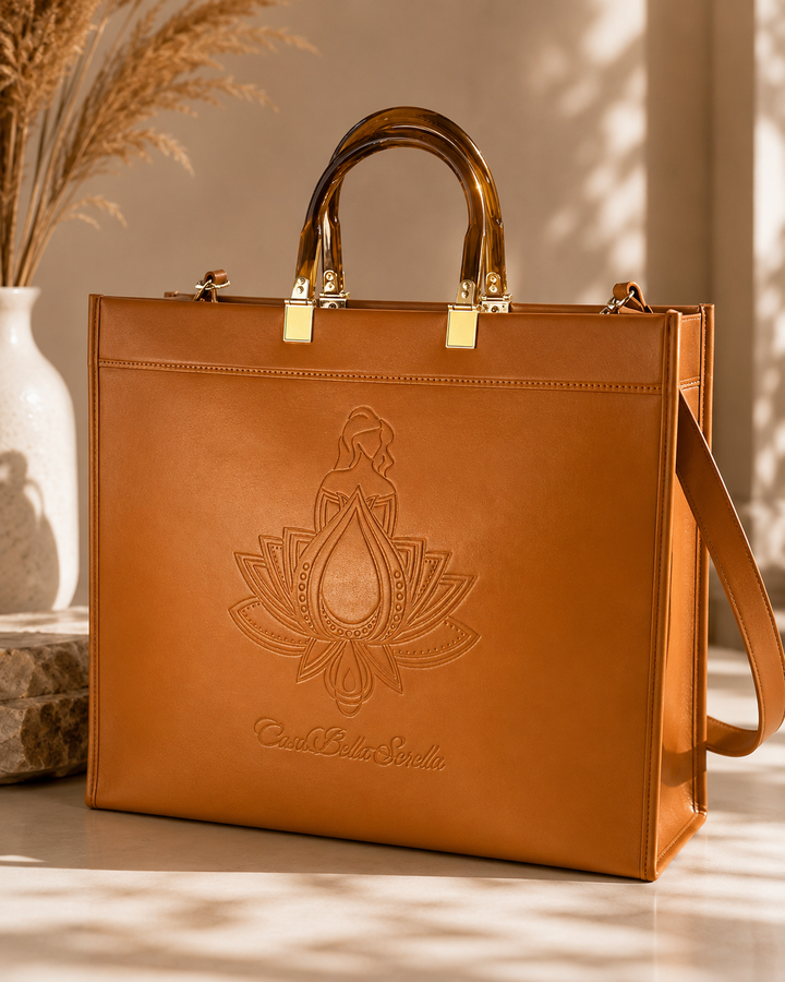 The CBS XL Vegan Leather Tote Bag