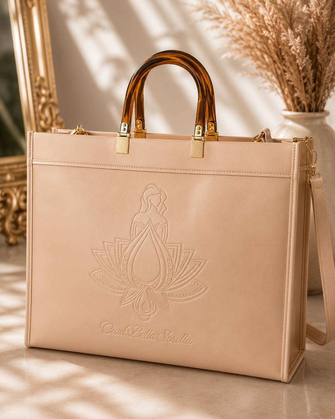 The CBS XL Vegan Leather Tote Bag