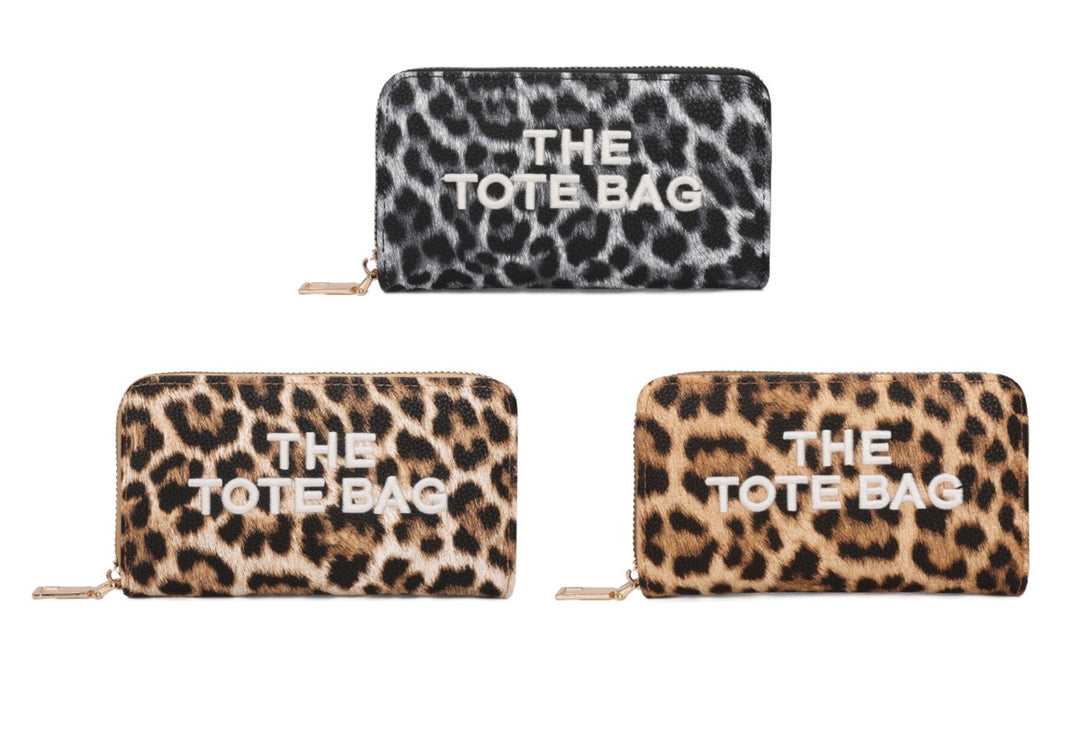 Leopard Print Zip Around Purse – The Tote Bag Style | 3 Colours