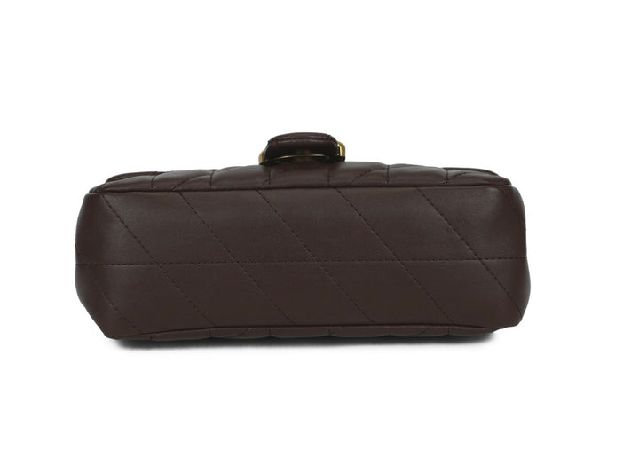 Quilted Faux Leather Shoulder Bag with Gold Chain Strap – 6 Colours