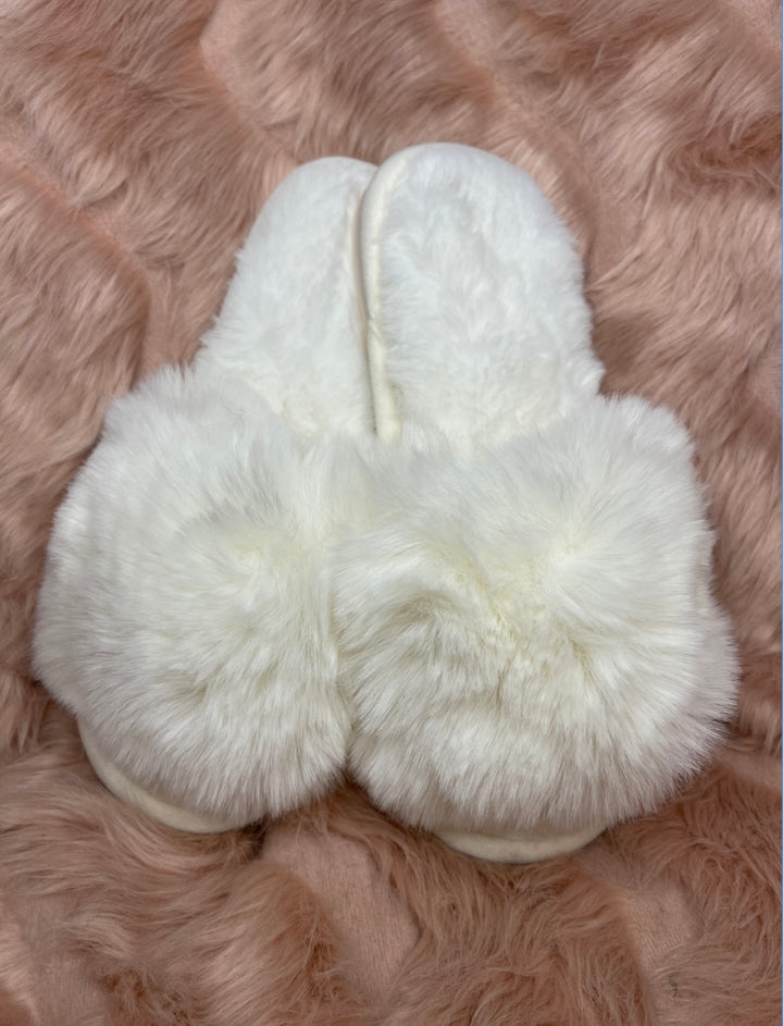 Adult Faux Fur Slipper Sliders