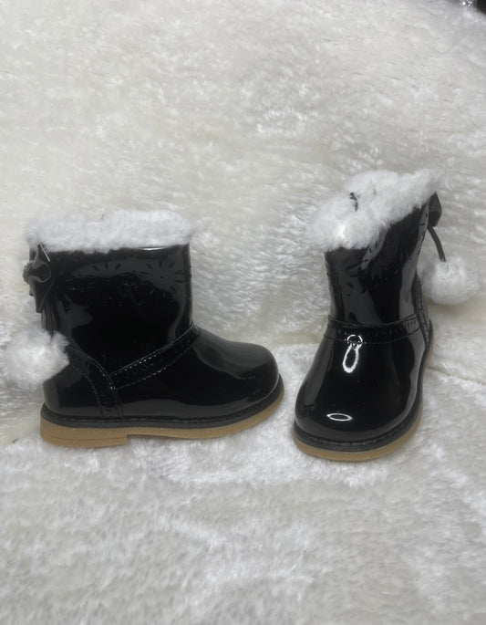 Baby boots black