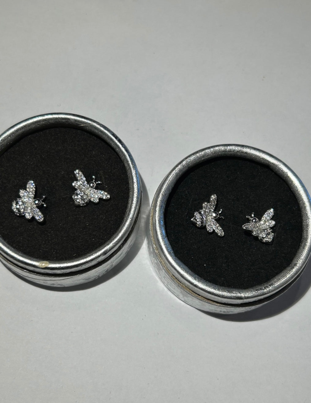 Bee stud earrings