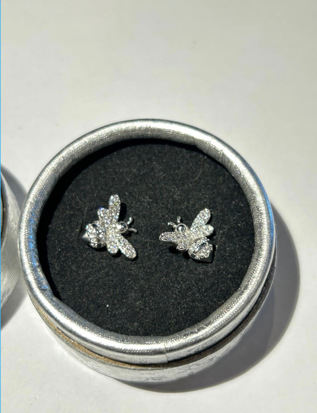 Bee stud earrings