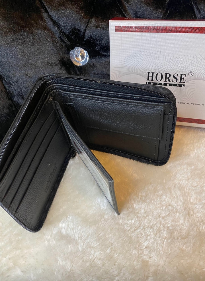 A black leather men&