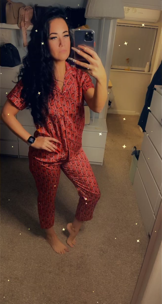 Red pyjama set